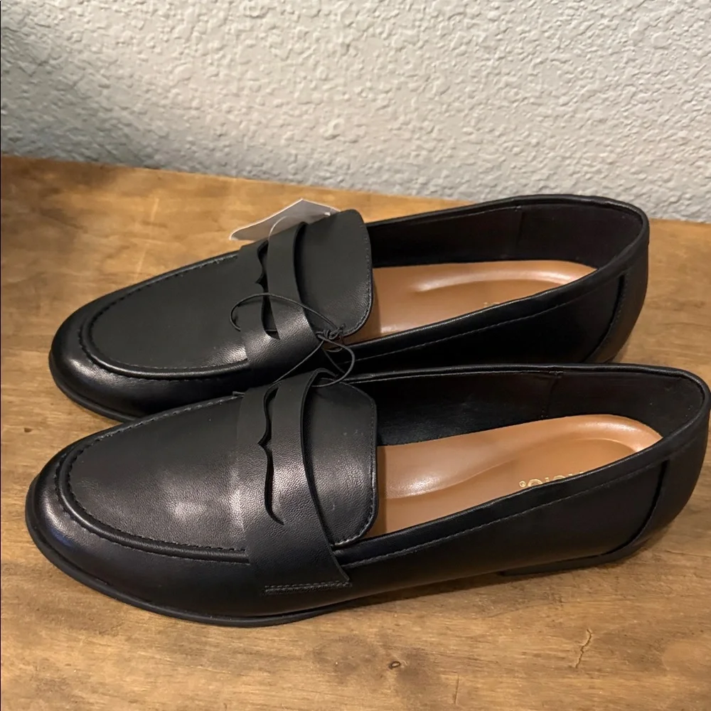 Kensie Black Penny Loafers size 10 NEW - Picture 5 of 7